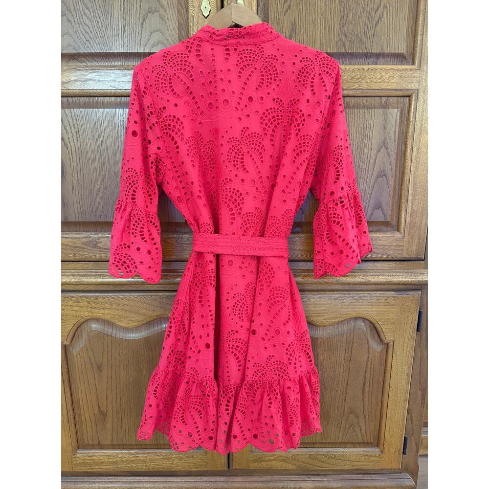 FARM Rio Red Palm Tree Mini Dress - Picture 4 of 5